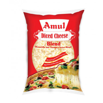Amul Diced Mozzarella Cheese 200Gm